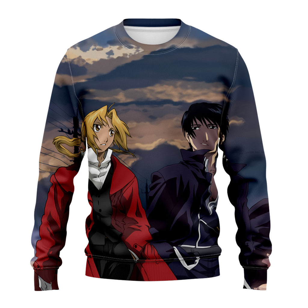 Fullmetal Alchemist Edward Roy Alchemy Duo Anime Apparel