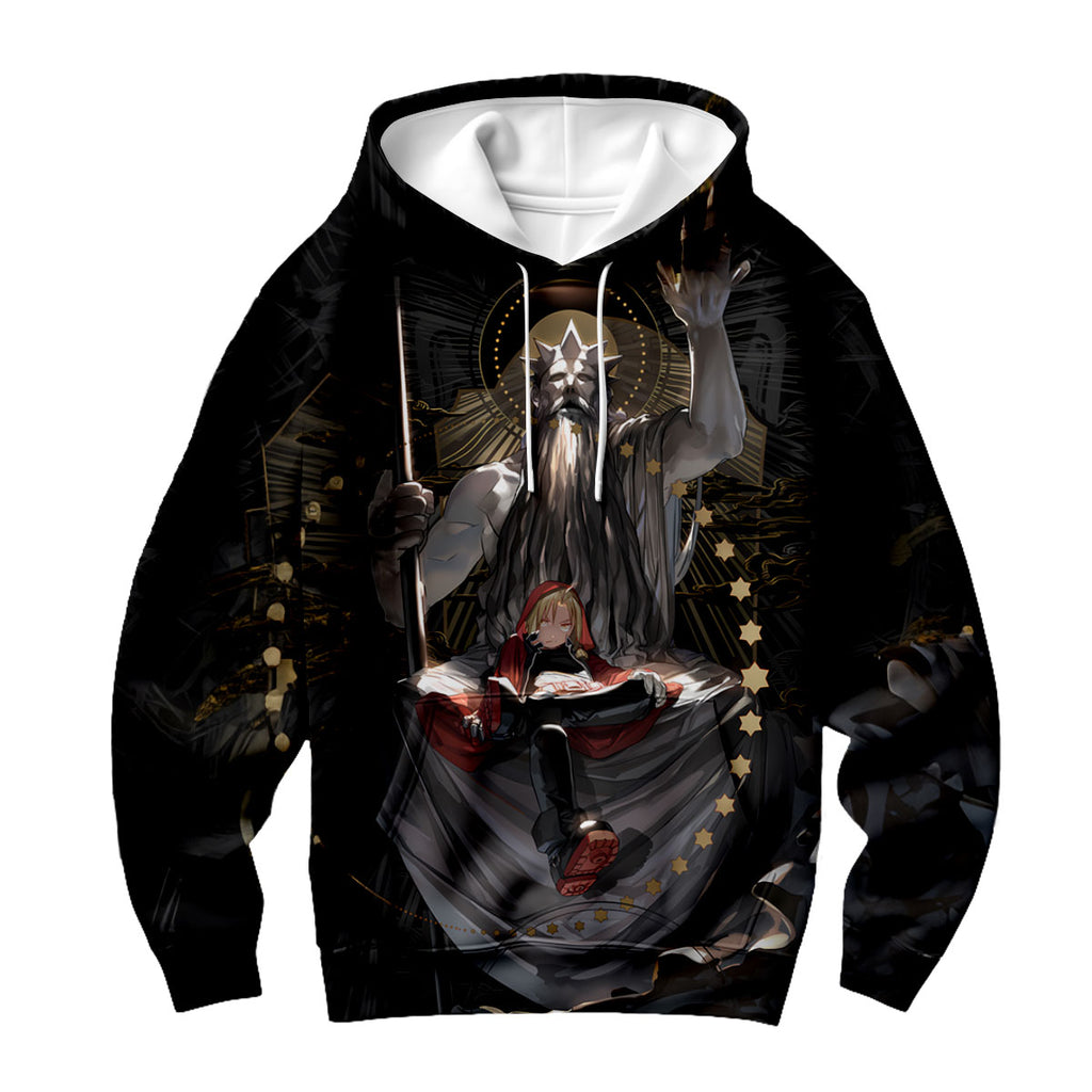 Fullmetal Alchemist Edward Sitting Divine Throne Anime Apparel