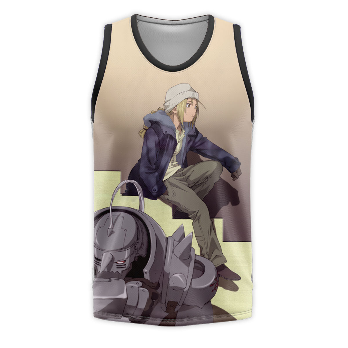 Fullmetal Alchemist Edward Sitting Steps Anime Apparel