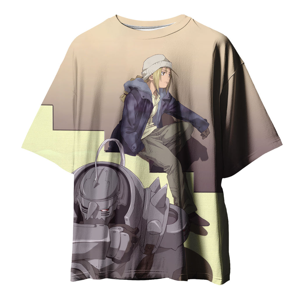 Fullmetal Alchemist Edward Sitting Steps Anime Apparel