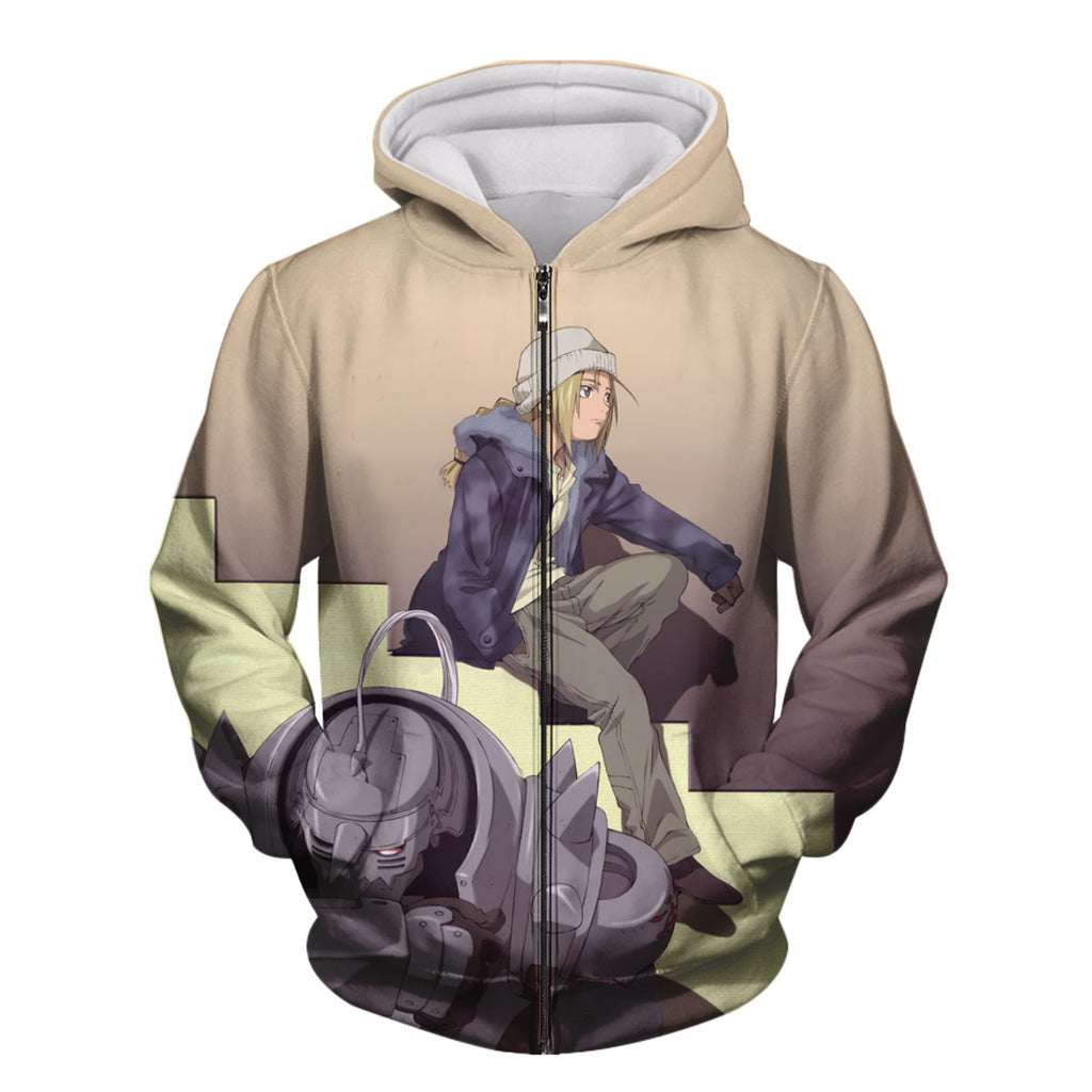 Fullmetal Alchemist Edward Sitting Steps Anime Apparel