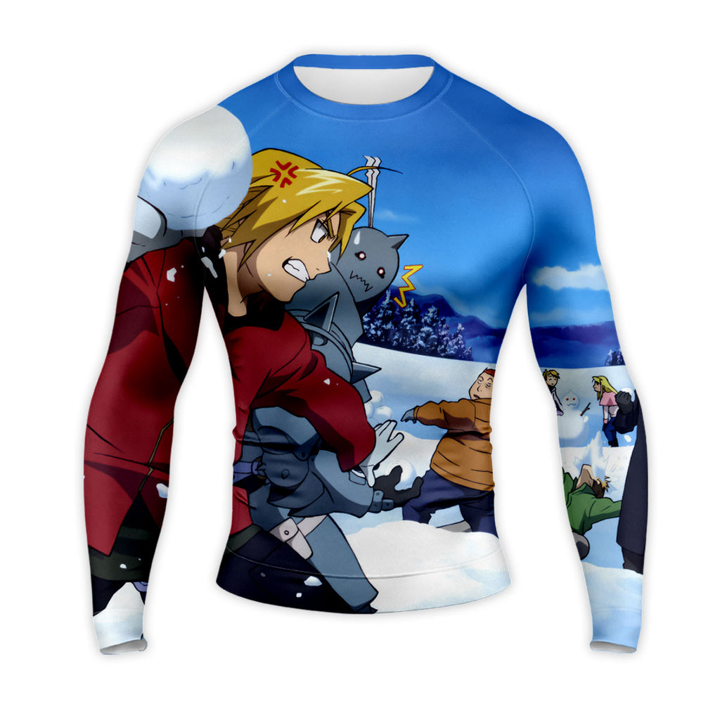 Fullmetal Alchemist Edward Snowball Fight Anime Apparel