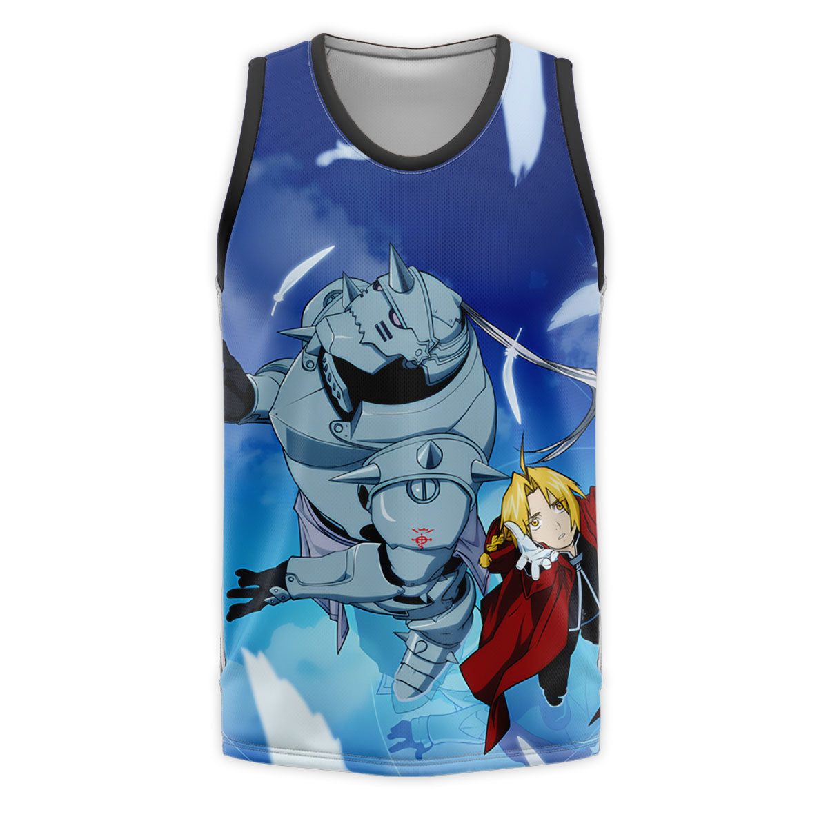 Fullmetal Alchemist Edward Soaring With Feathers Anime Apparel