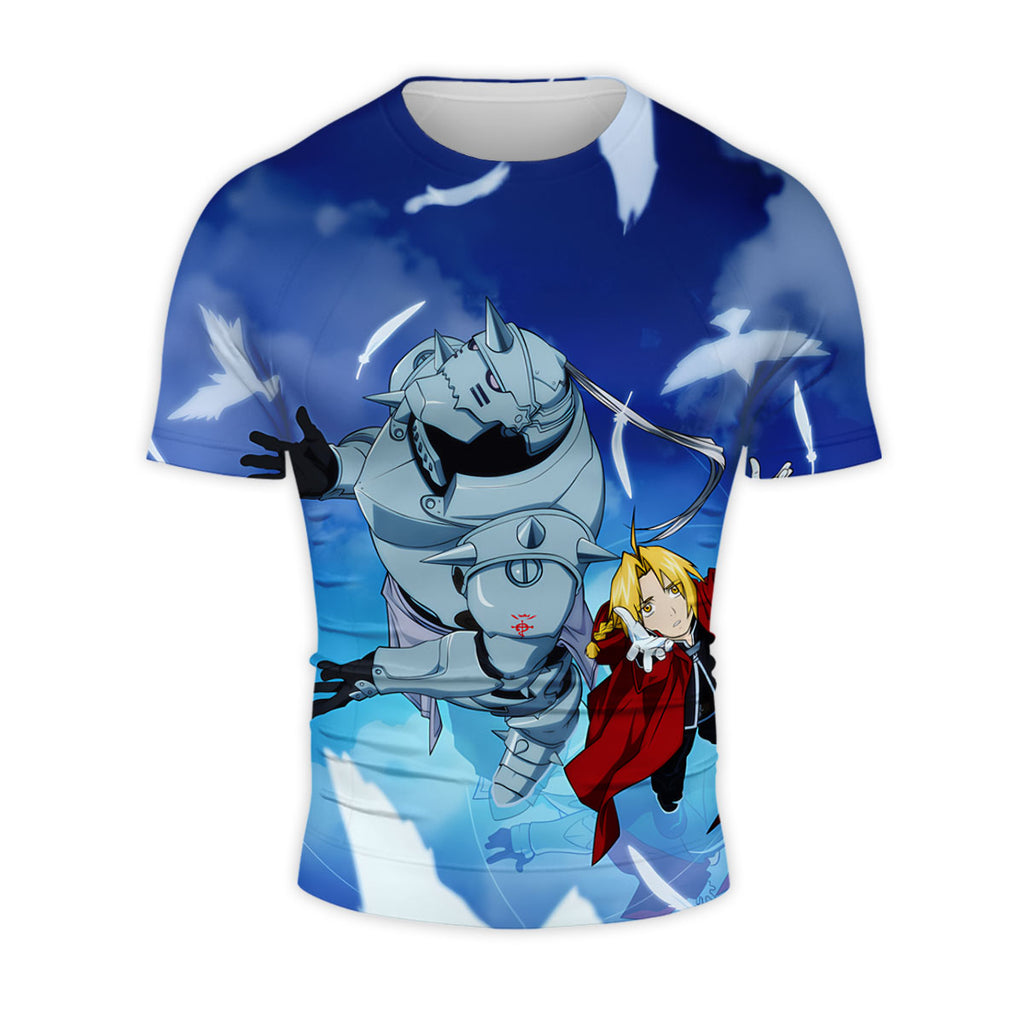 Fullmetal Alchemist Edward Soaring With Feathers Anime Apparel