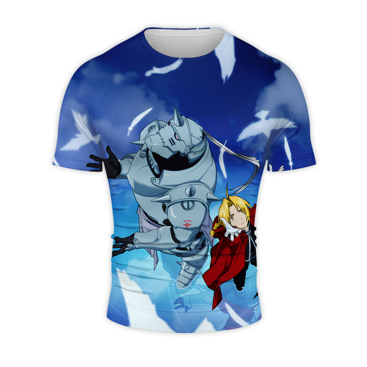 Fullmetal Alchemist Edward Soaring With Feathers Anime Apparel