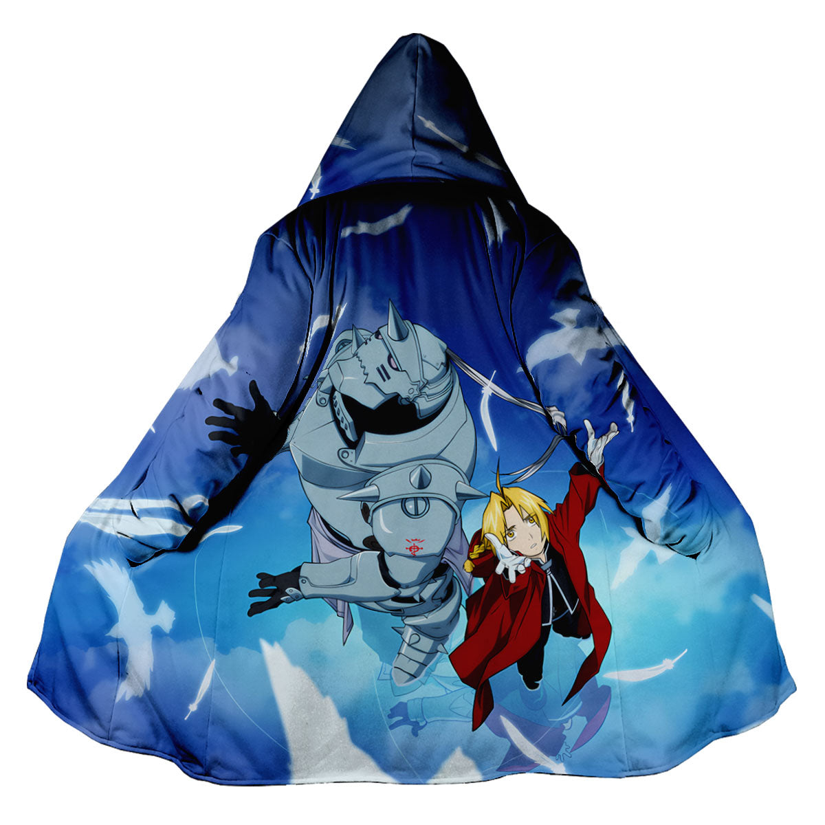 Fullmetal Alchemist Edward Soaring With Feathers Anime Apparel