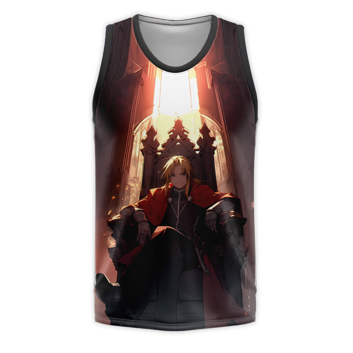 Fullmetal Alchemist Edward Throne Seated Anime Apparel