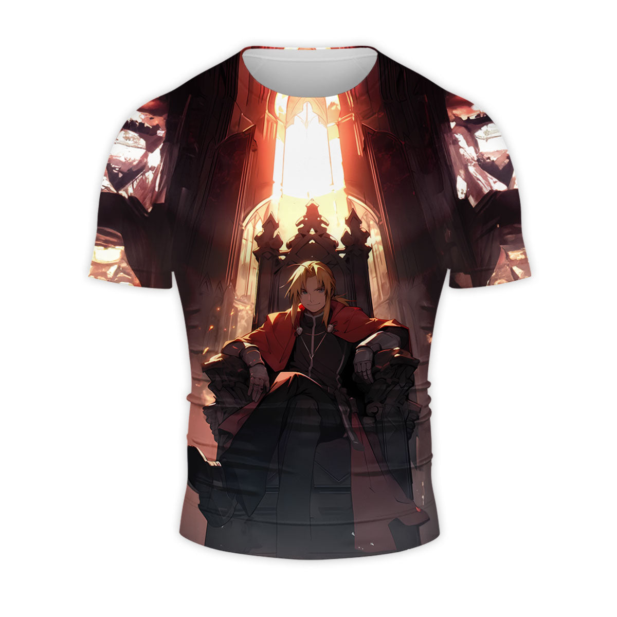 Fullmetal Alchemist Edward Throne Seated Anime Apparel
