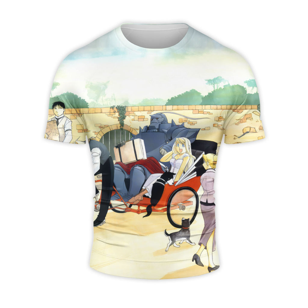 Fullmetal Alchemist Edward Travel Art Anime Apparel