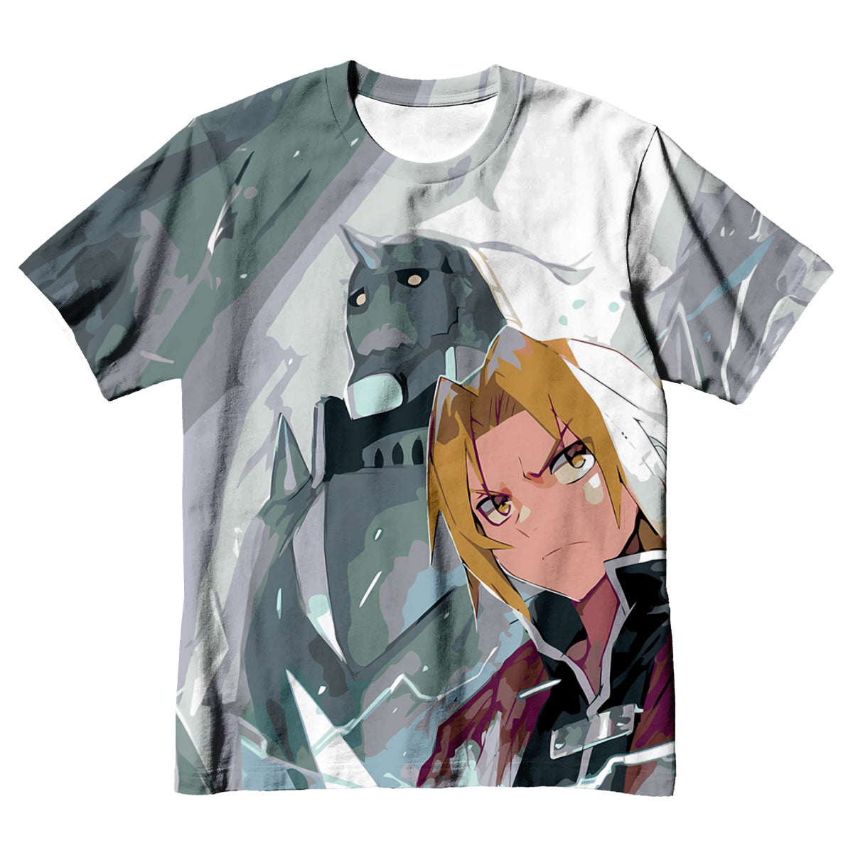 Fullmetal Alchemist Edward Wielding Automail Arm Anime Apparel