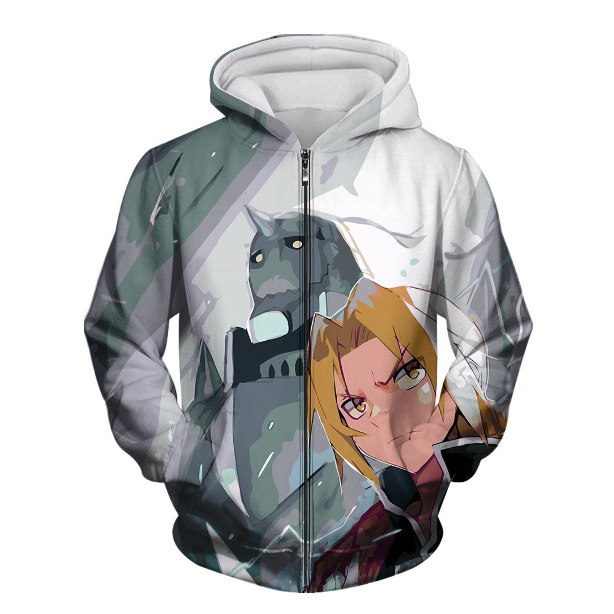 Fullmetal Alchemist Edward Wielding Automail Arm Anime Apparel