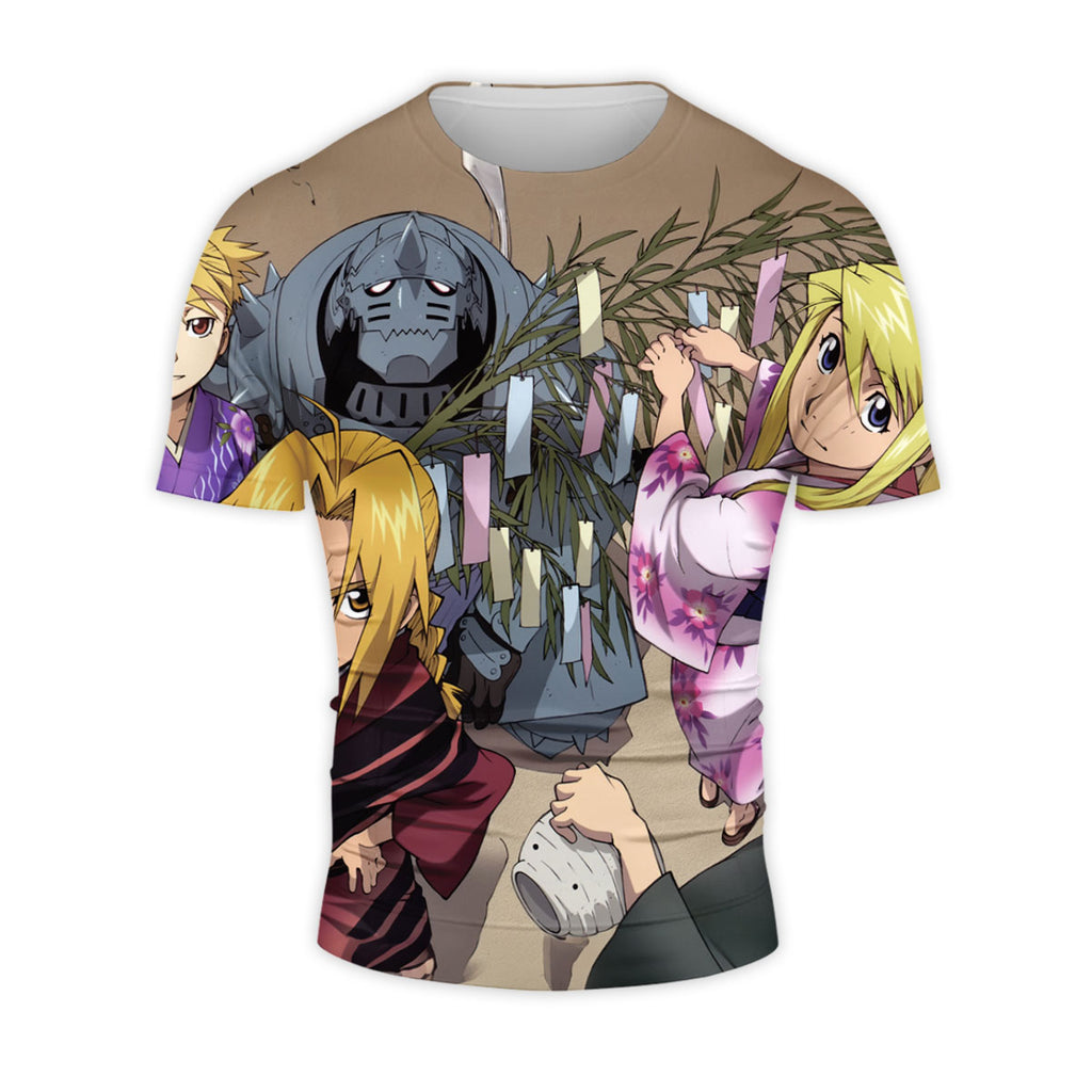 Fullmetal Alchemist Edward With Friends Anime Apparel
