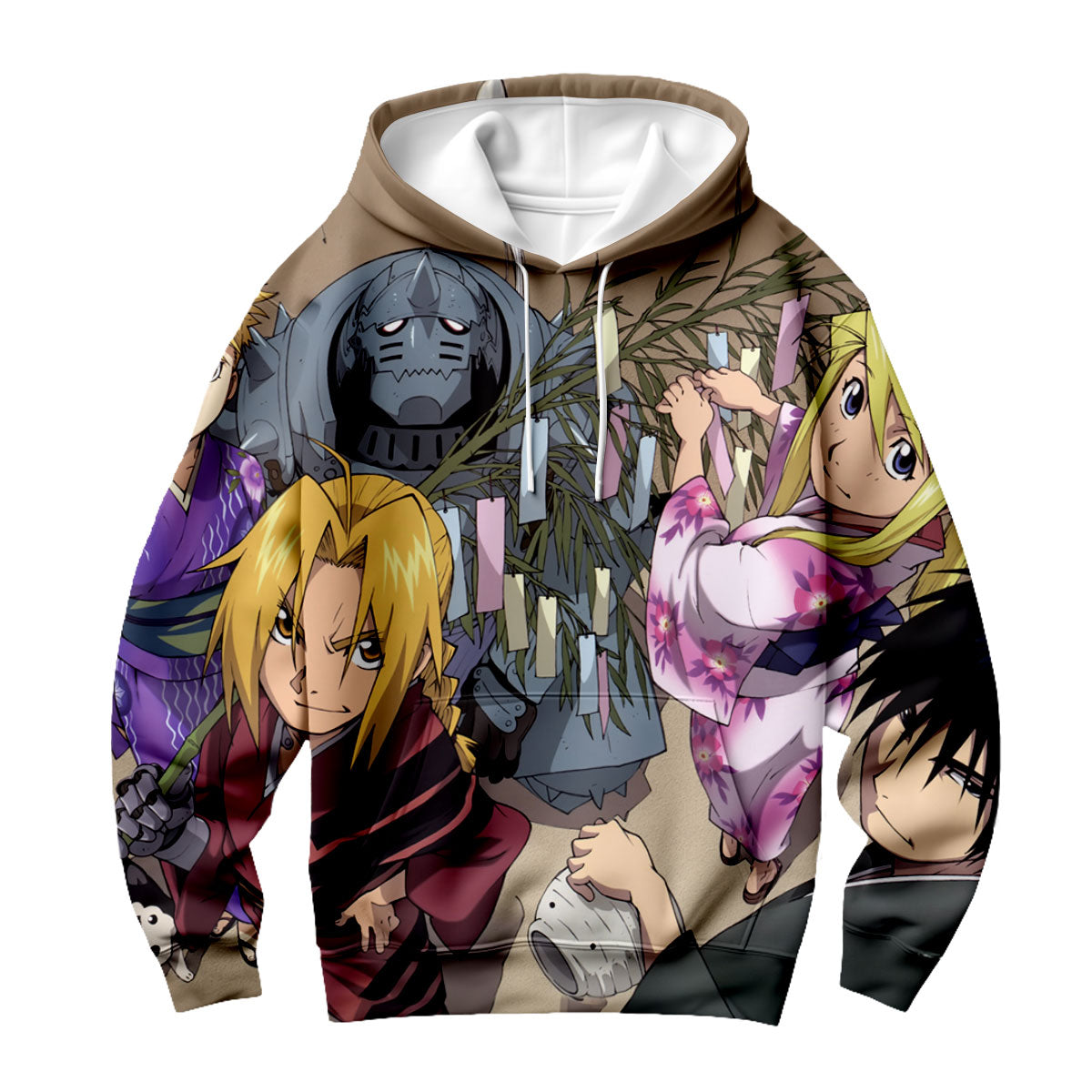 Fullmetal Alchemist Edward With Friends Anime Apparel