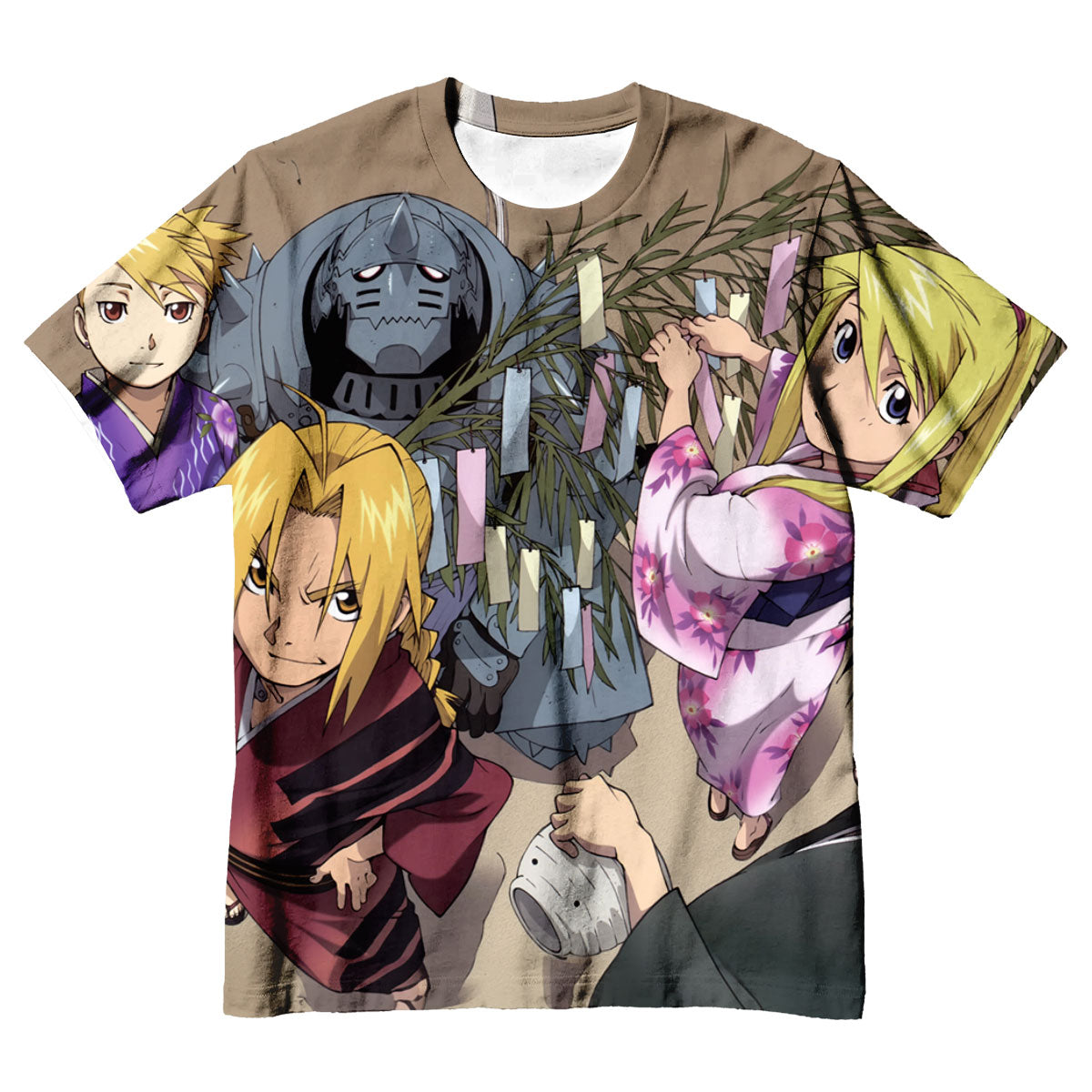 Fullmetal Alchemist Edward With Friends Anime Apparel