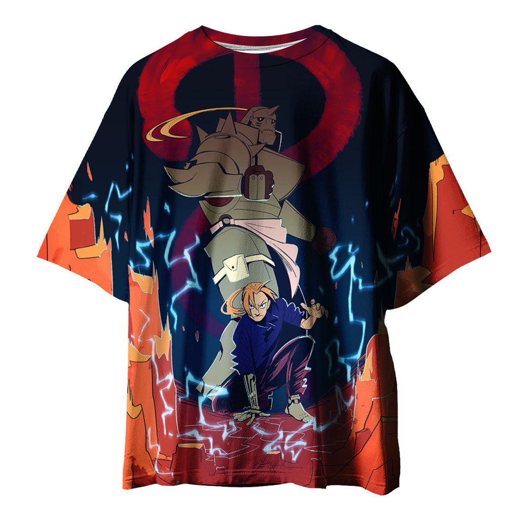 Fullmetal Alchemist Elric Brothers Alchemy Attack Anime Apparel