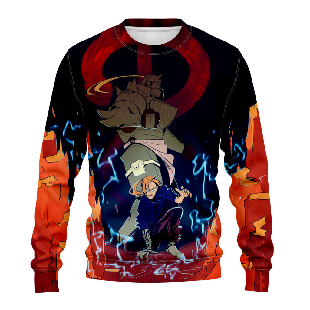 Fullmetal Alchemist Elric Brothers Alchemy Attack Anime Apparel