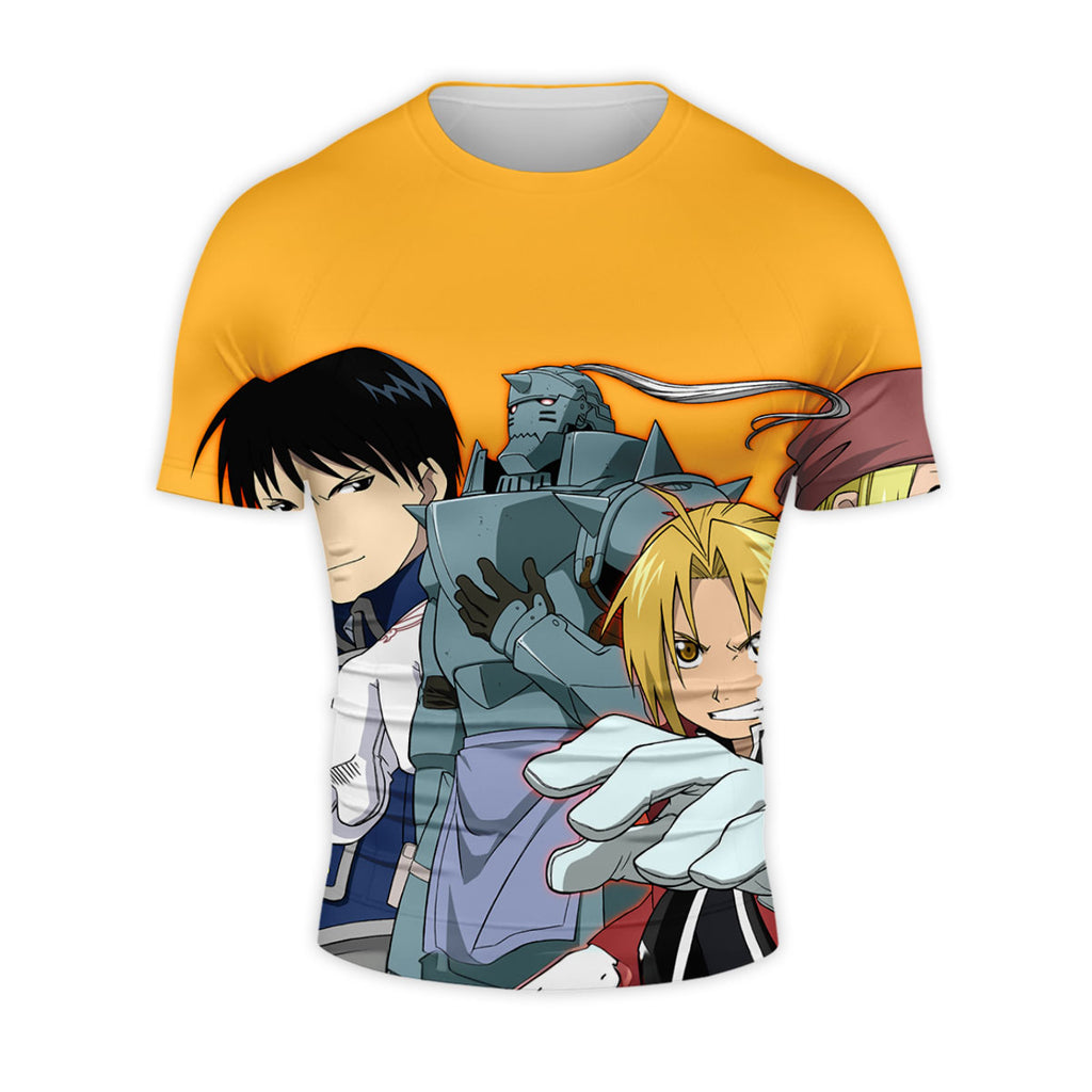 Fullmetal Alchemist Elric Brothers Alchemy Combat Anime Apparel