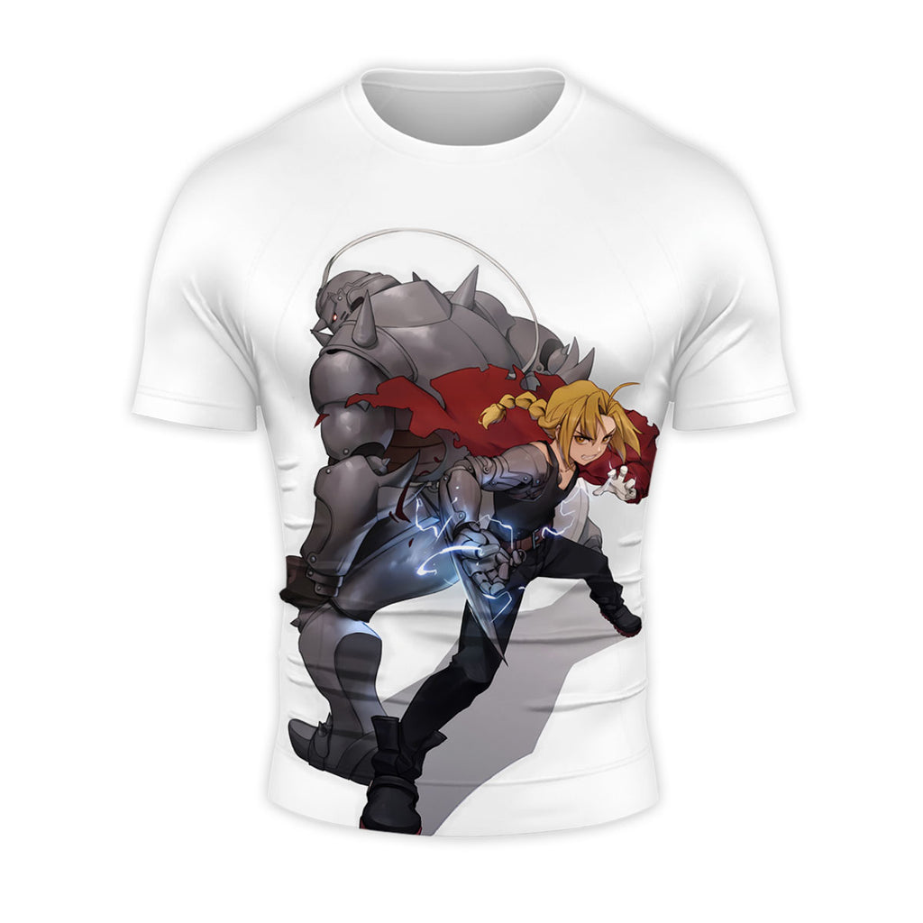 Fullmetal Alchemist Elric Brothers Combat Anime Apparel