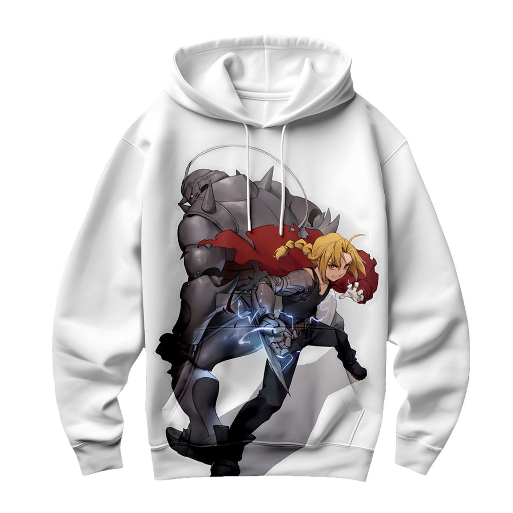 Fullmetal Alchemist Elric Brothers Combat Anime Apparel