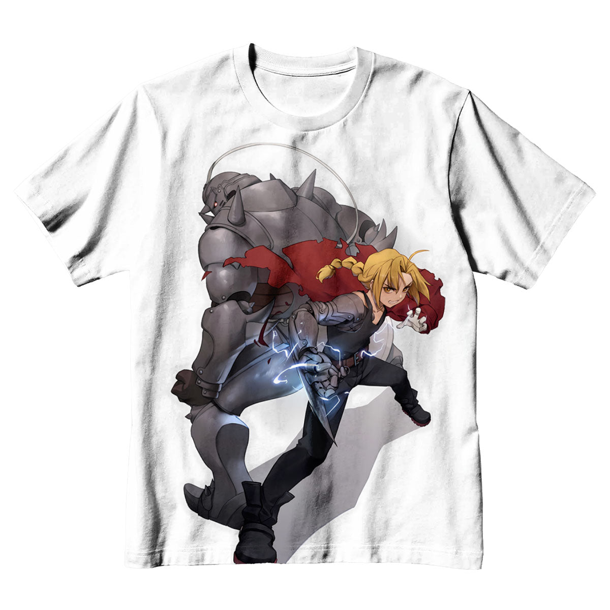Fullmetal Alchemist Elric Brothers Combat Anime Apparel