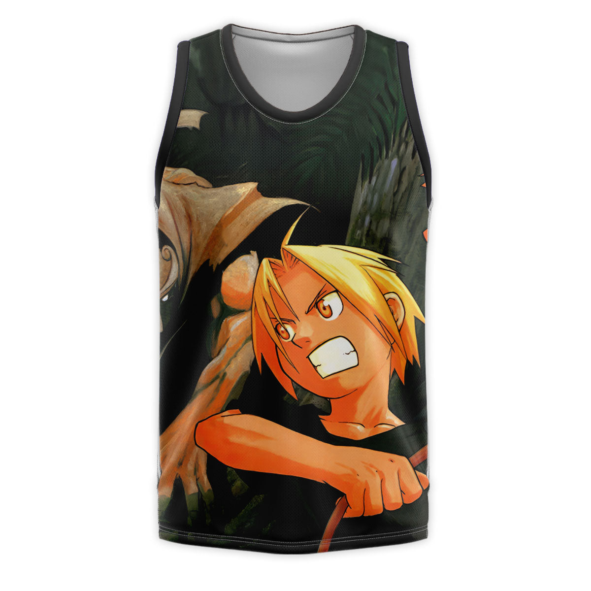 Fullmetal Alchemist Elric Brothers Jungle Combat Anime Apparel