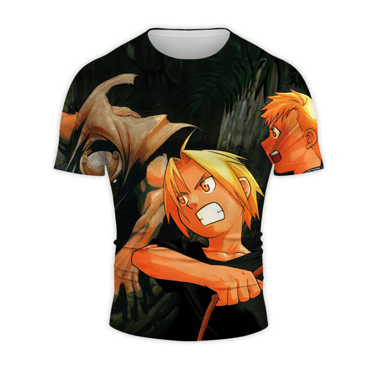 Fullmetal Alchemist Elric Brothers Jungle Combat Anime Apparel