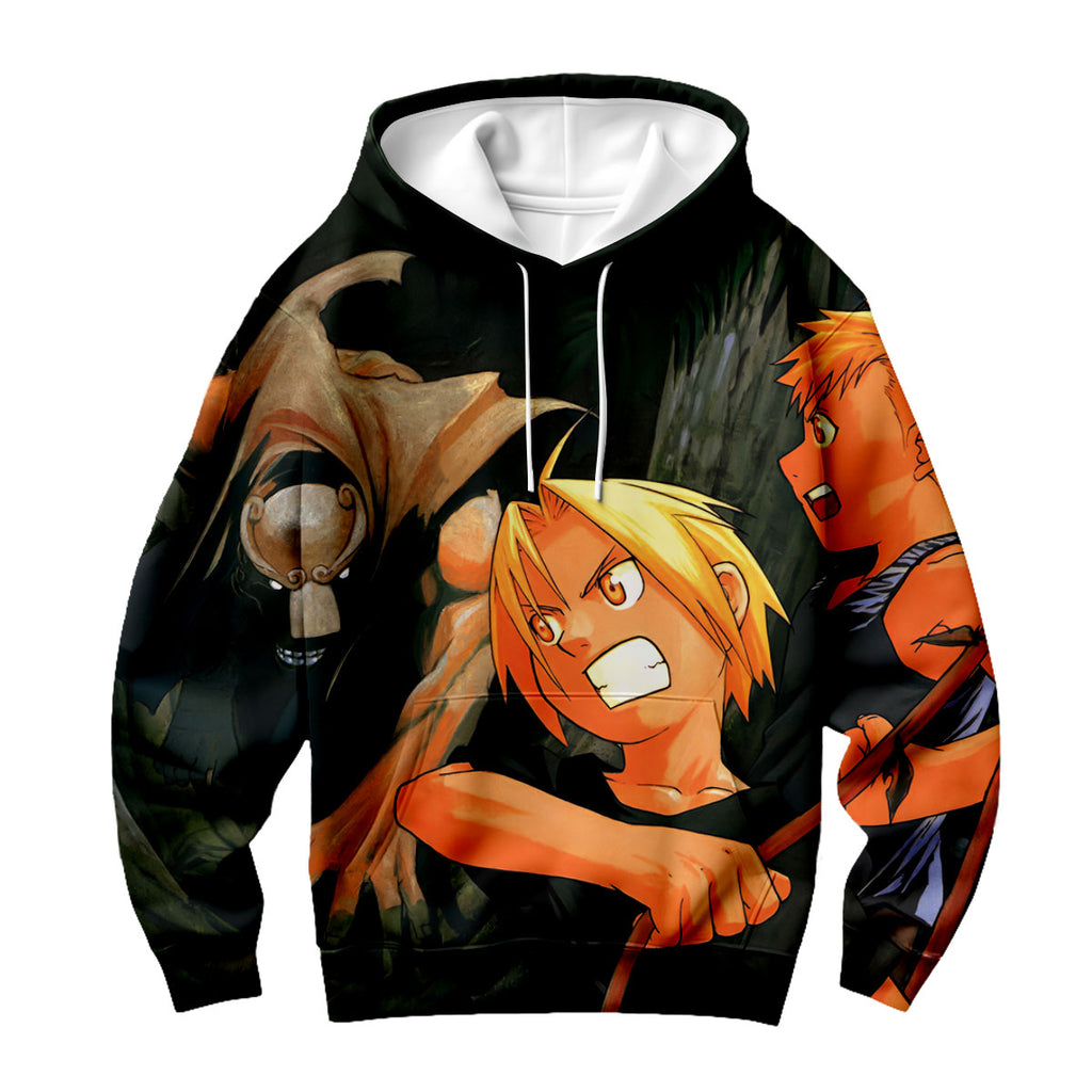 Fullmetal Alchemist Elric Brothers Jungle Combat Anime Apparel