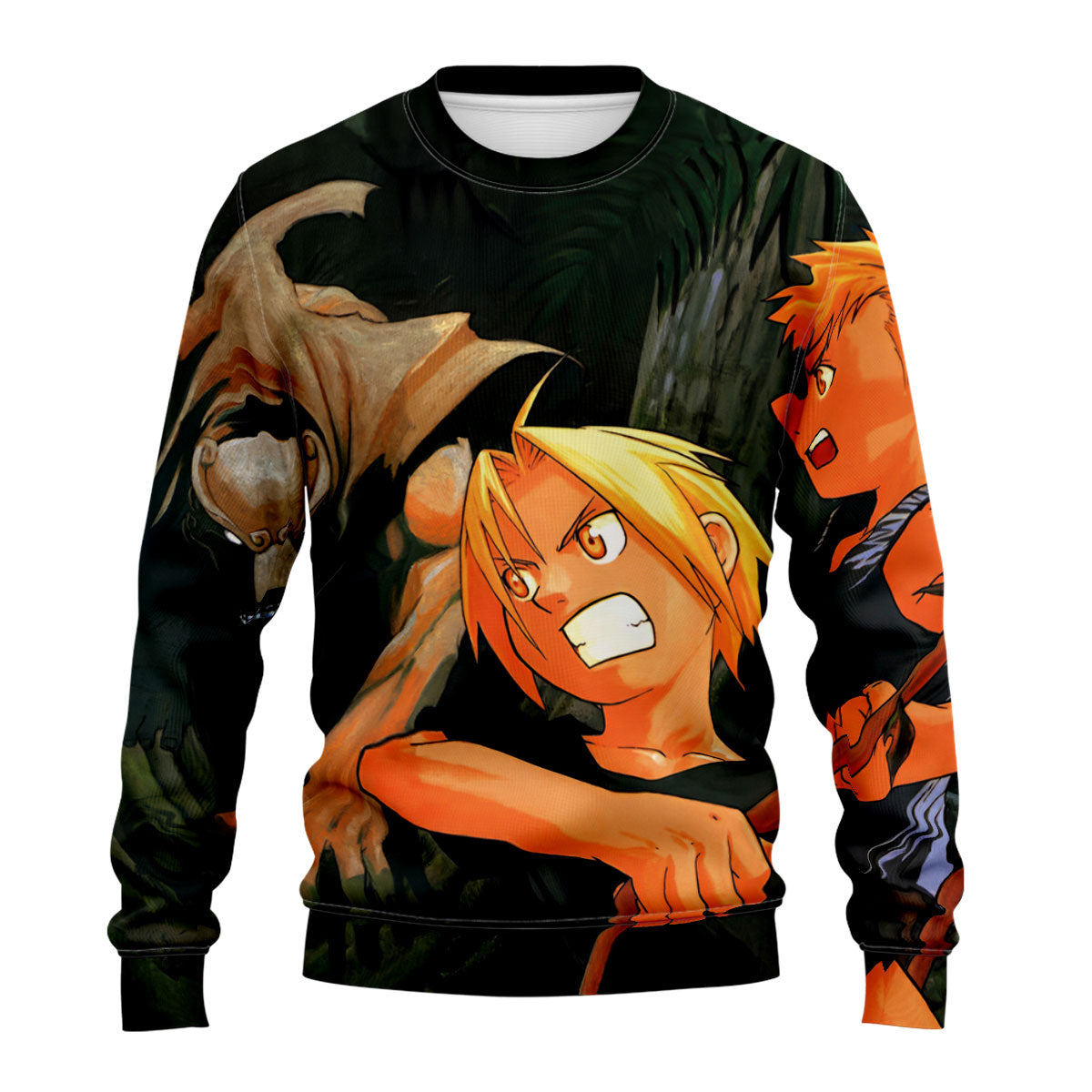 Fullmetal Alchemist Elric Brothers Jungle Combat Anime Apparel