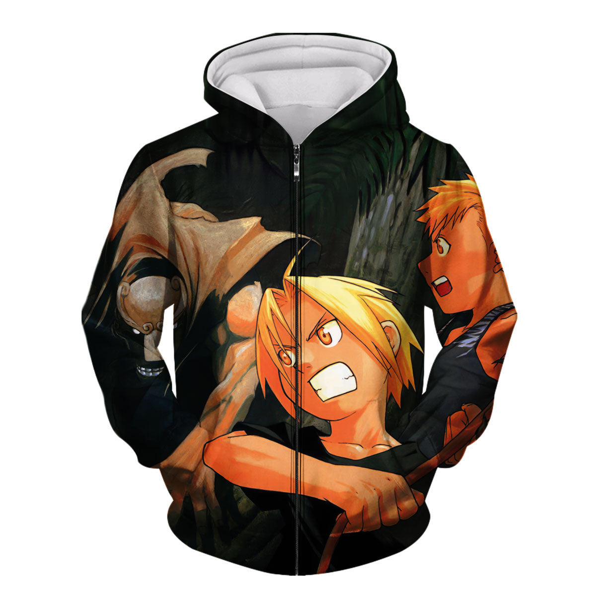 Fullmetal Alchemist Elric Brothers Jungle Combat Anime Apparel