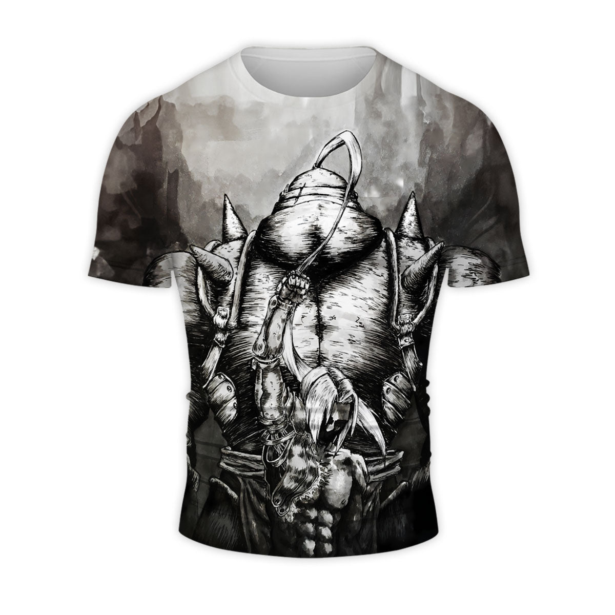 Fullmetal Alchemist Elric Brothers Monochrome Art Anime Apparel