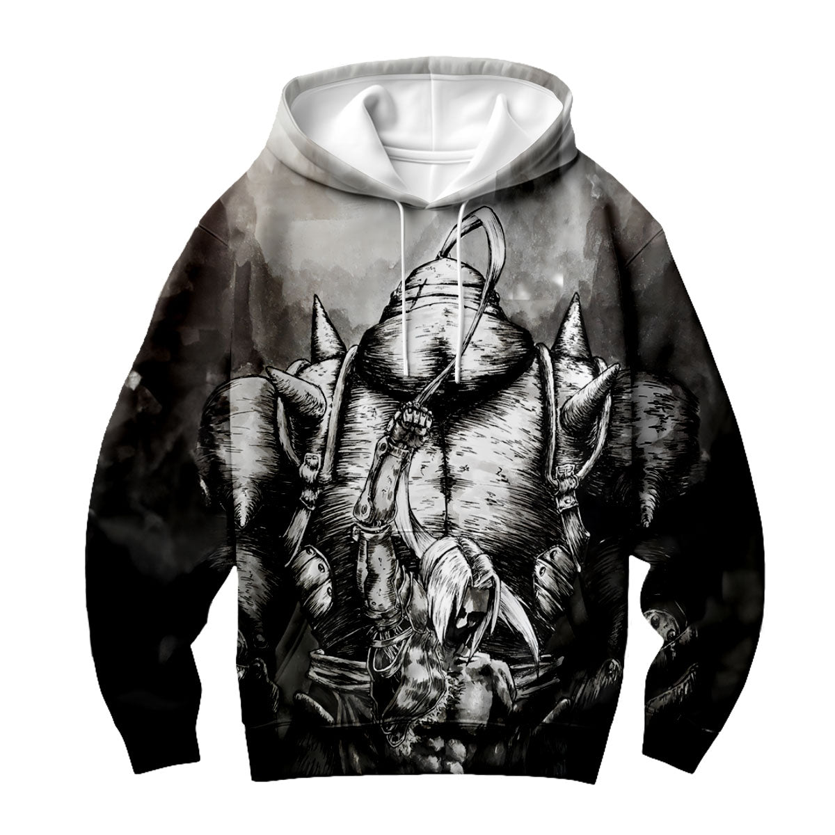 Fullmetal Alchemist Elric Brothers Monochrome Art Anime Apparel