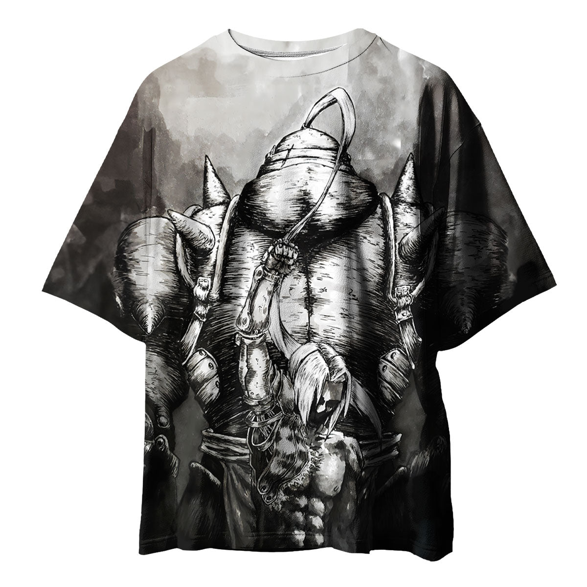 Fullmetal Alchemist Elric Brothers Monochrome Art Anime Apparel
