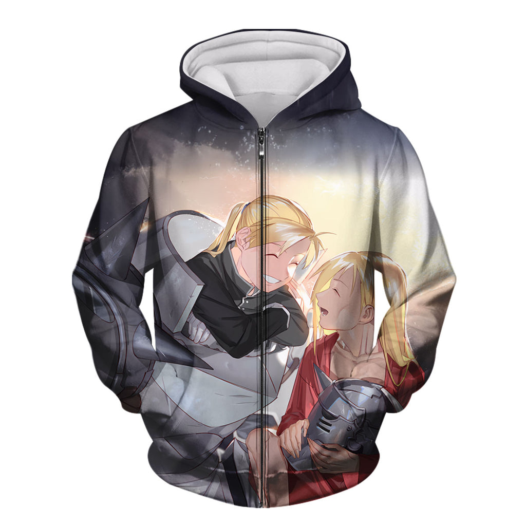 Fullmetal Alchemist Elric Brothers Reunion Anime Apparel