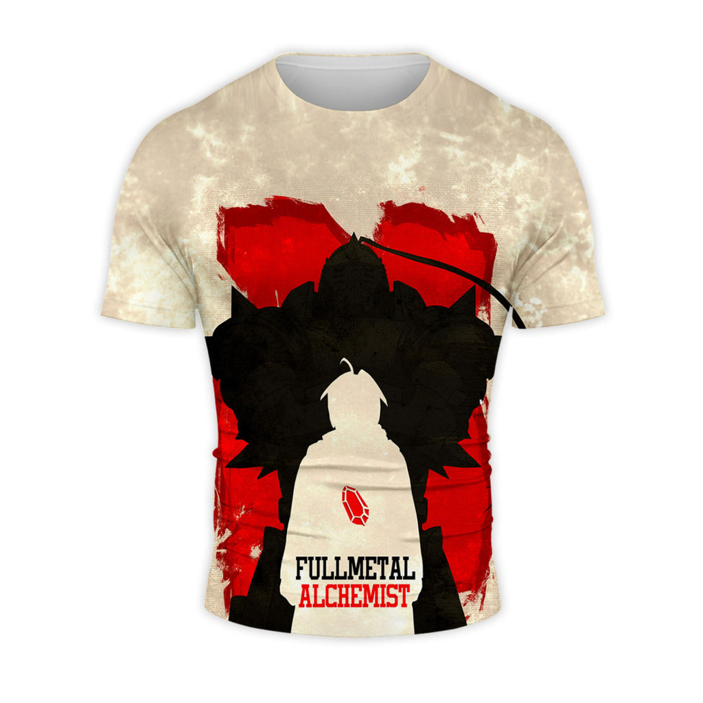 Fullmetal Alchemist Elric Brothers Silhouette Anime Apparel