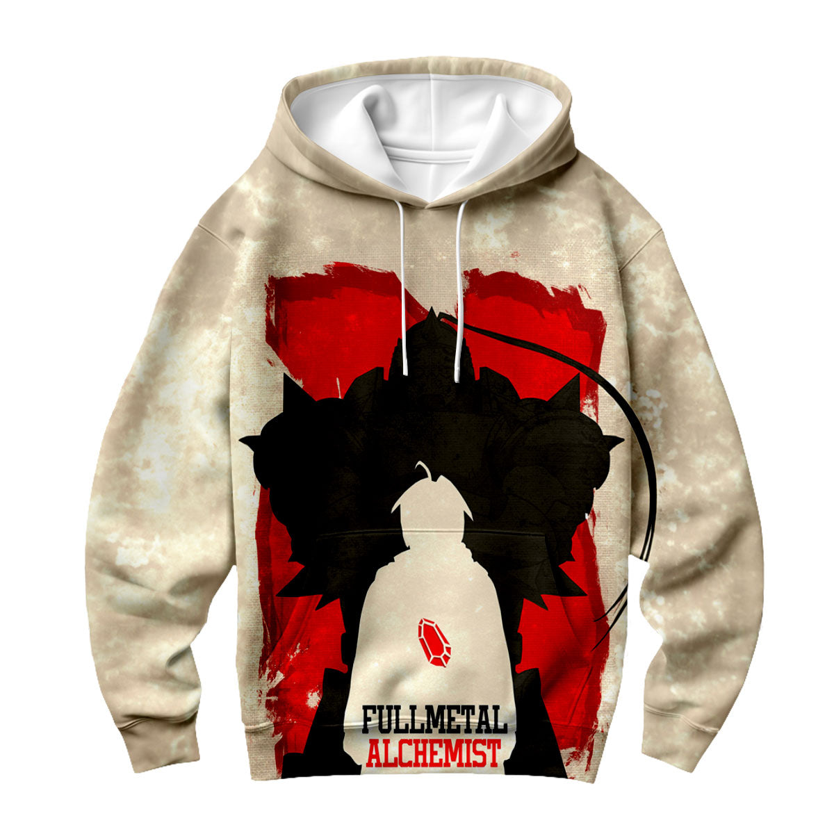 Fullmetal Alchemist Elric Brothers Silhouette Anime Apparel