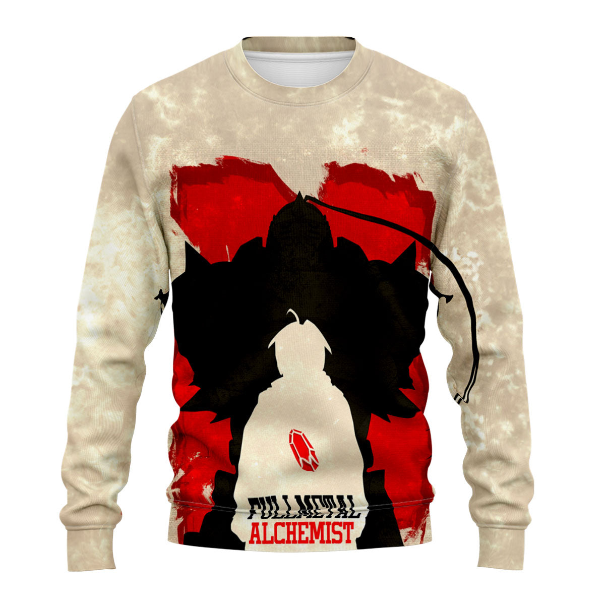 Fullmetal Alchemist Elric Brothers Silhouette Anime Apparel