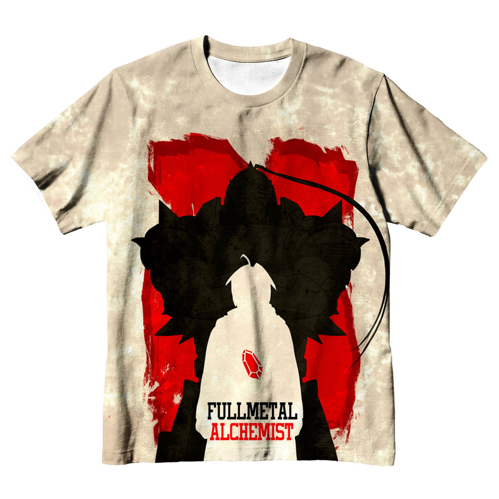 Fullmetal Alchemist Elric Brothers Silhouette Anime Apparel