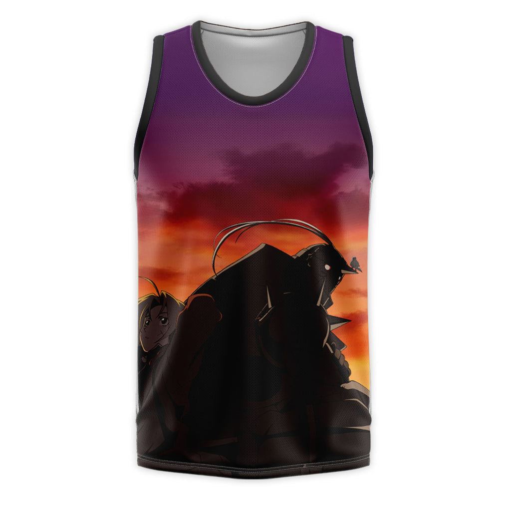 Fullmetal Alchemist Elric Brothers Sunset Anime Apparel