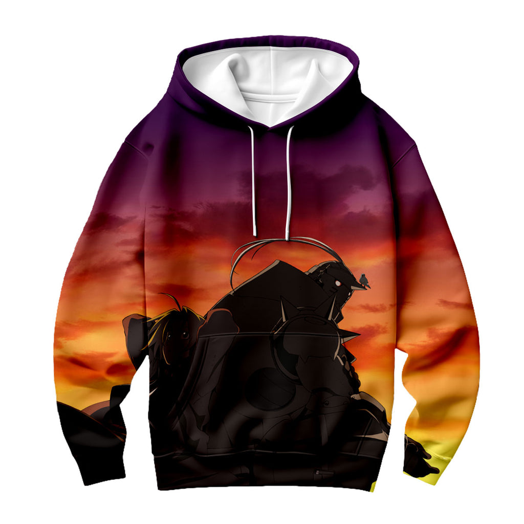 Fullmetal Alchemist Elric Brothers Sunset Anime Apparel
