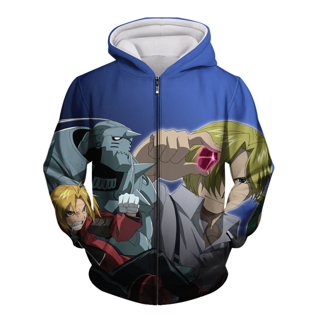Fullmetal Alchemist Elric Brothers Together Anime Apparel