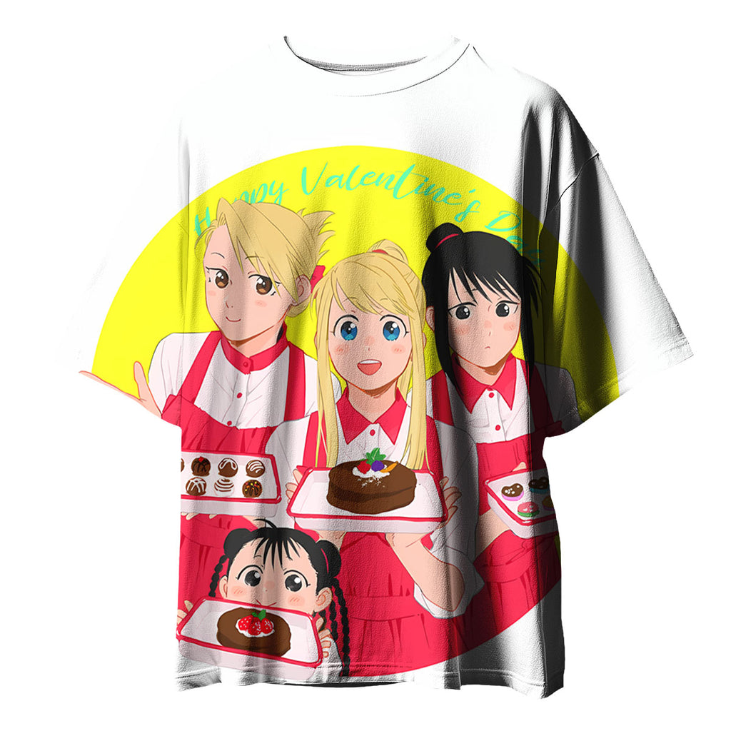 Fullmetal Alchemist Girls Holding Candies Anime Apparel