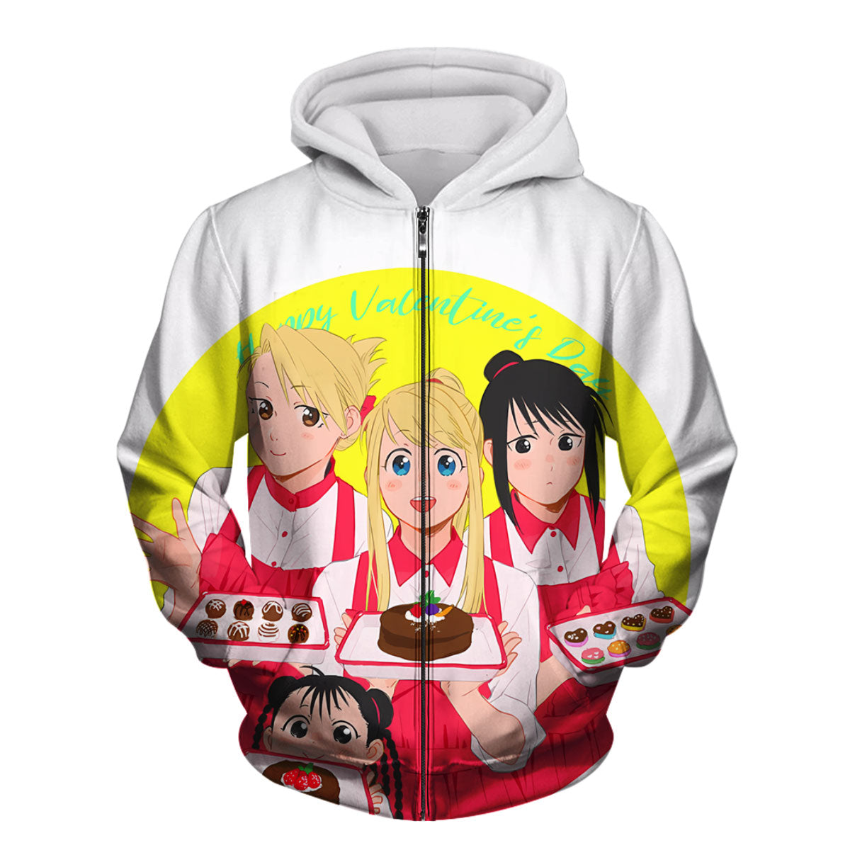 Fullmetal Alchemist Girls Holding Candies Anime Apparel