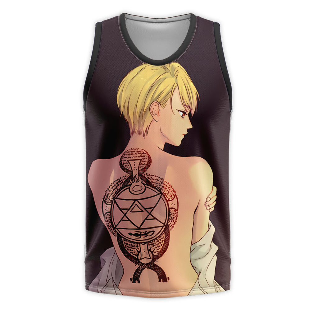 Fullmetal Alchemist Greed Displaying Tattoos Anime Apparel