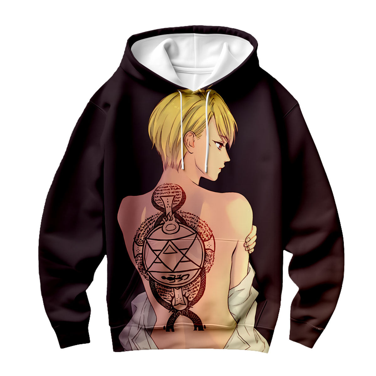 Fullmetal Alchemist Greed Displaying Tattoos Anime Apparel