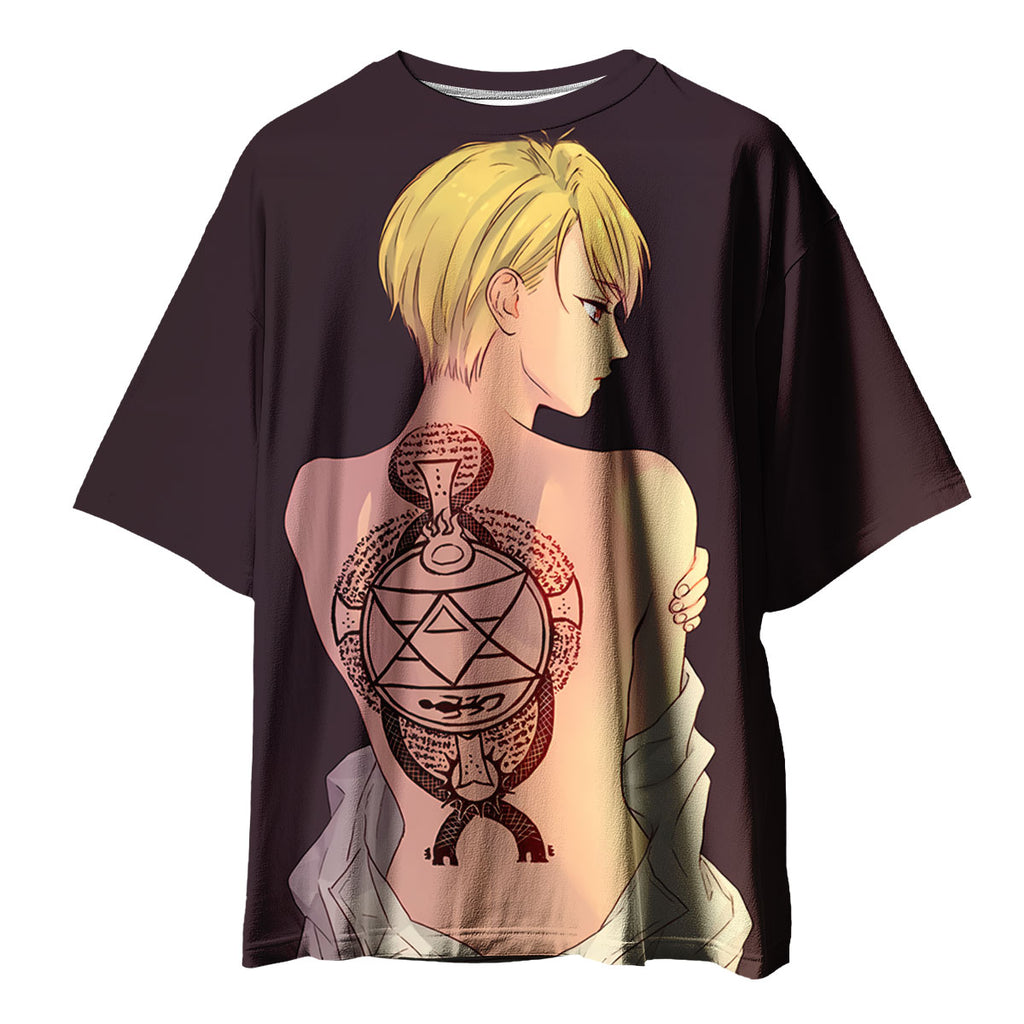 Fullmetal Alchemist Greed Displaying Tattoos Anime Apparel