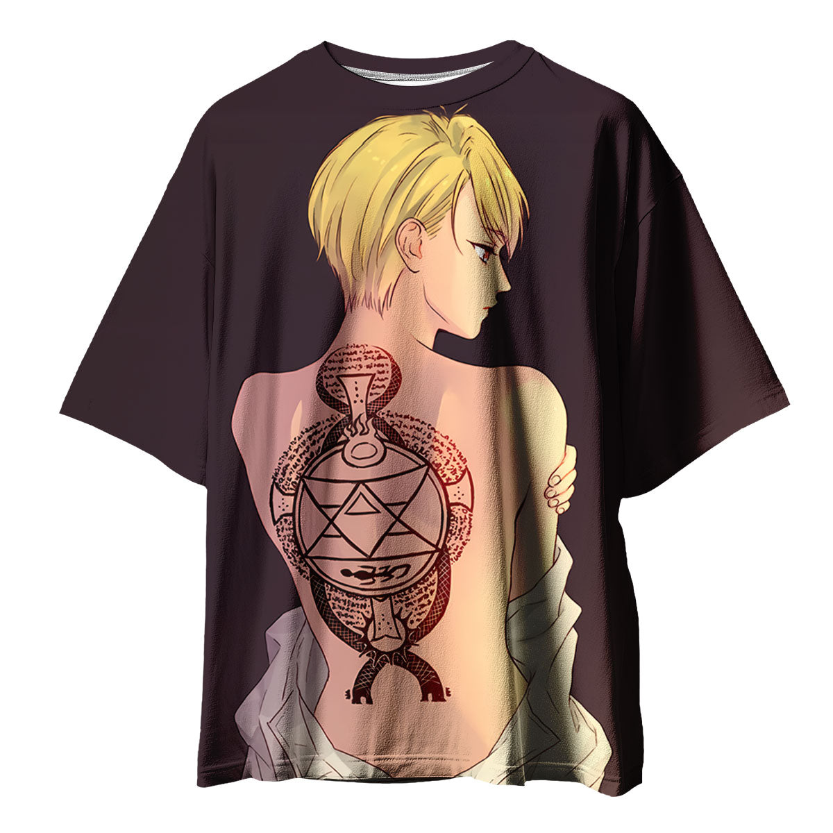 Fullmetal Alchemist Greed Displaying Tattoos Anime Apparel