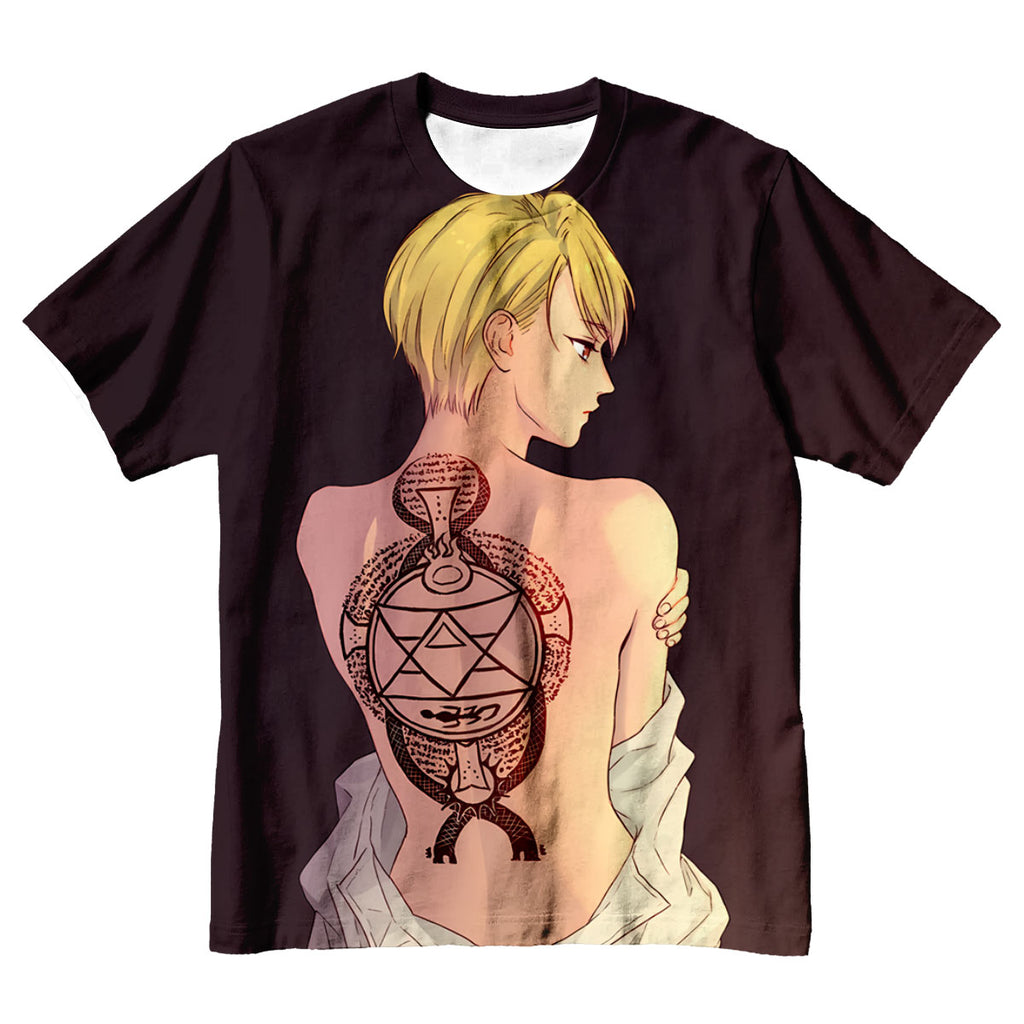 Fullmetal Alchemist Greed Displaying Tattoos Anime Apparel