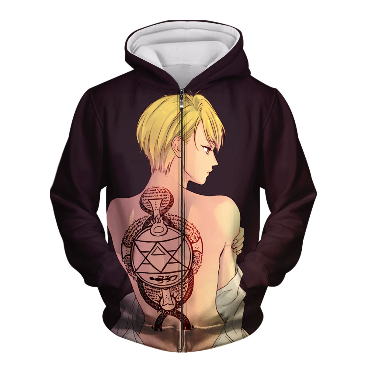 Fullmetal Alchemist Greed Displaying Tattoos Anime Apparel