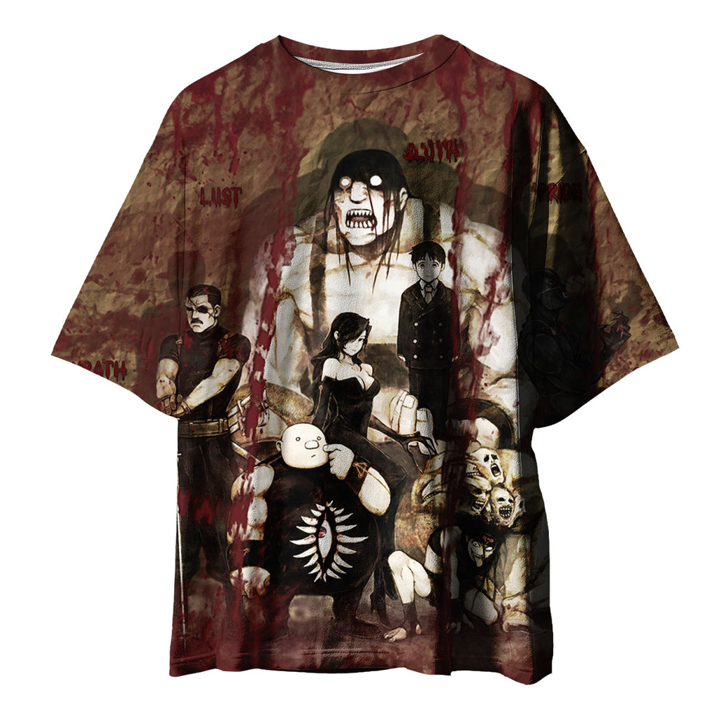 Fullmetal Alchemist Homunculi Battle Group Anime Apparel