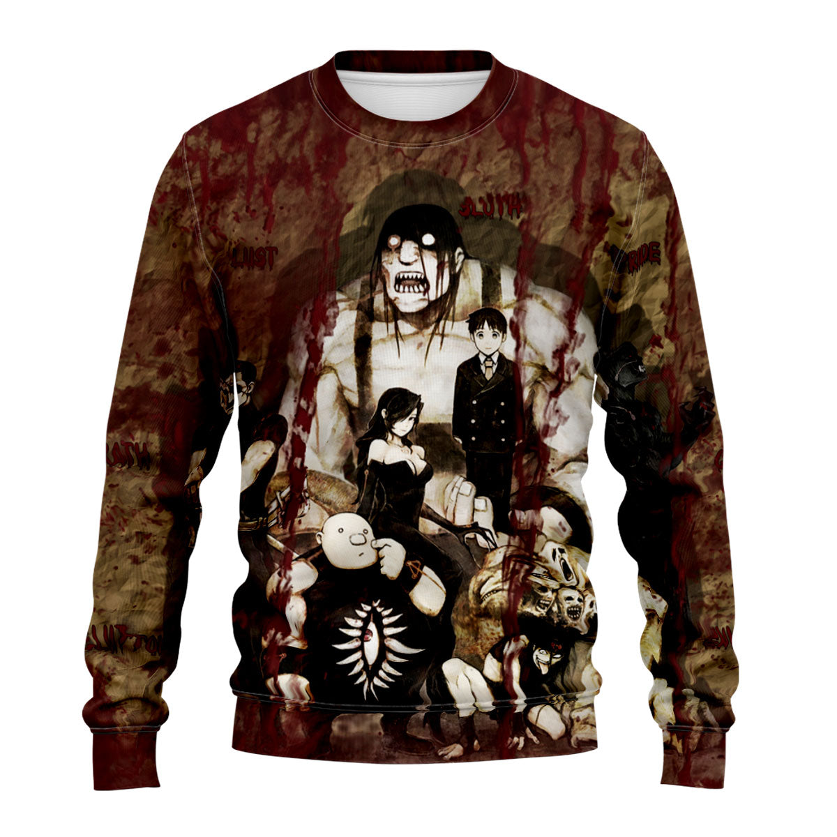 Fullmetal Alchemist Homunculi Battle Group Anime Apparel